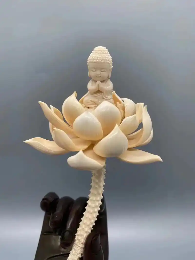 9797赵炳照大师意境缘作【佛手拈花～花开见佛】赏摆05顶级