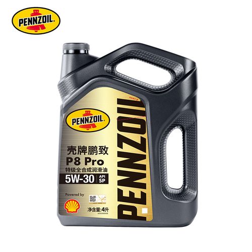 壳牌鹏致p8pro合成润滑油汽车机油5w-304l汽机油