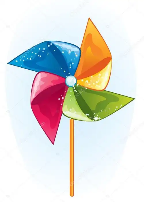 名称:卡通风车螺旋桨, 矢量