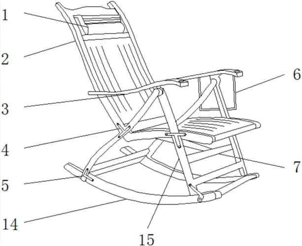 一种加固型竹制摇椅的制作方法