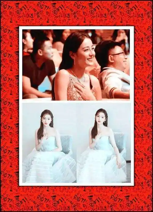 关晓彤迪丽热巴同时捂胸一个是真怕走光另一个真为了炫耀