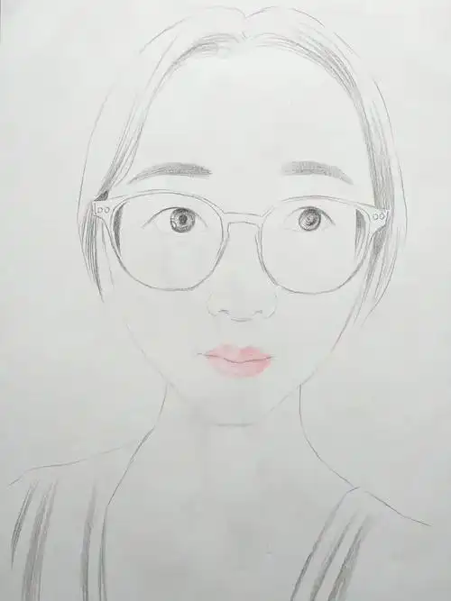 手绘肖像画步骤图|纯艺术|彩铅|z70256863 - 原创作品 - 站酷 (zcool)