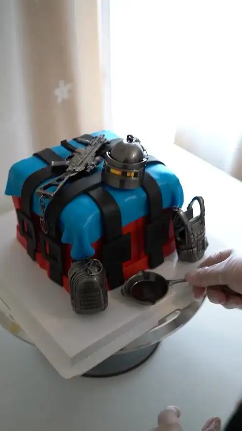 绝地求生空投包蛋糕——林俊杰同款