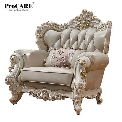 wholesale 豪华欧洲和美国风格家具玫瑰 seres 皮革沙发套 from m.ali