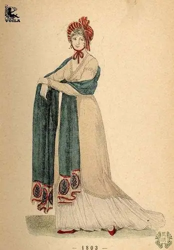 欧洲19世纪女性服饰