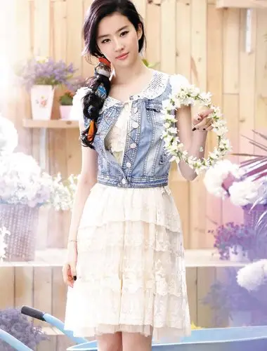 刘亦菲代言拍摄卓多姿2014夏装广告大片 卓多姿2014夏装流行趋势