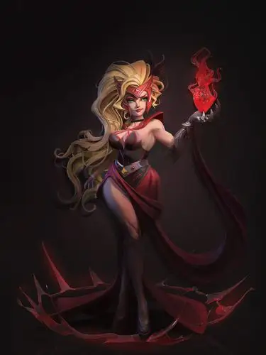 绯红女巫同人立绘