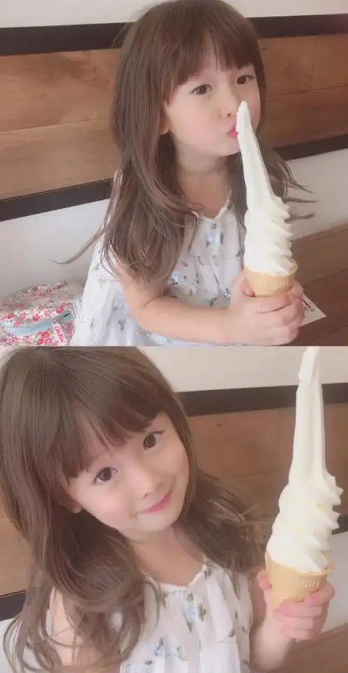 萌呆女宝宝发型图片