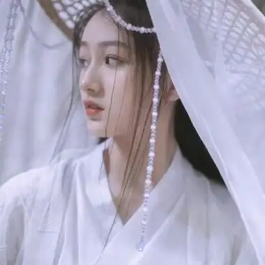 古风白衣女子头像