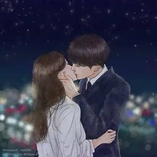 接吻狂魔日本插画师笔下又污又甜的情侣日常场面太过劲爆看完面红耳赤