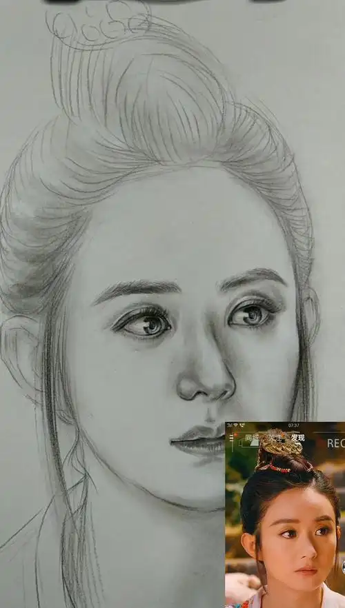 赵丽颖#喜欢她吗?喜欢她演的角色吗?正在画点进看.喜欢画多关注吧!