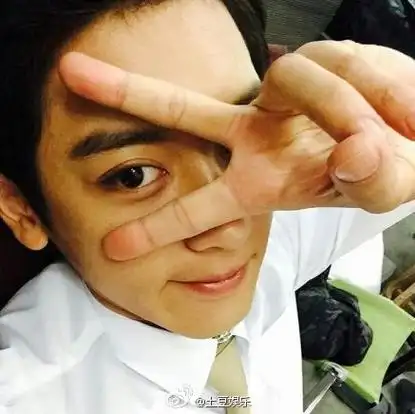 朴灿烈#万年不变的剪刀手,拍照必备姿势!你get到了吗?