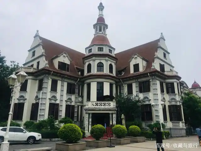 天津中心公园与历史风貌建筑,欧式小洋楼