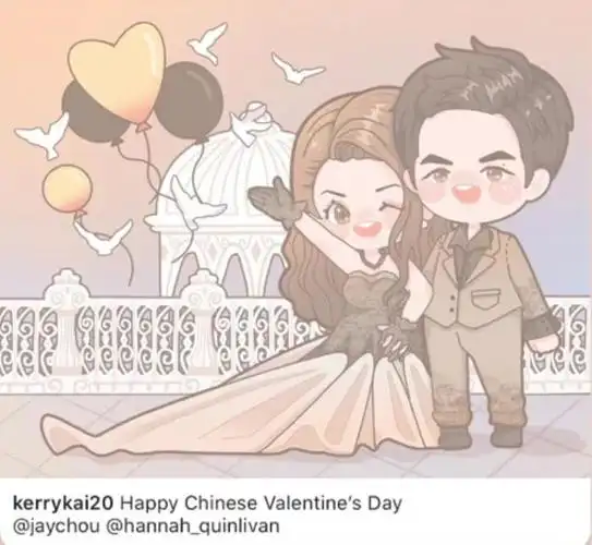 周杰伦婚纱照周杰伦与昆凌豪宅天台过七夕