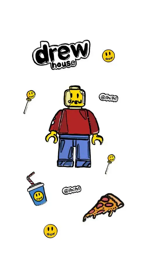 潮流原宿油画手机壁纸