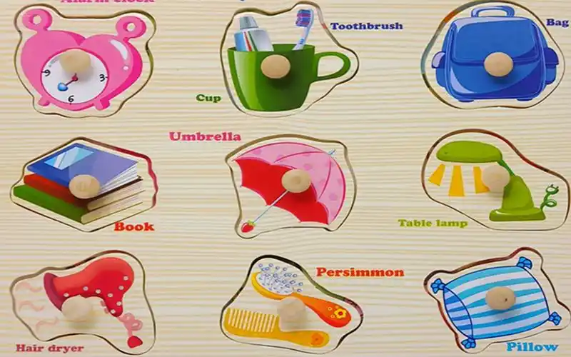 给这些生活用品配对,认知