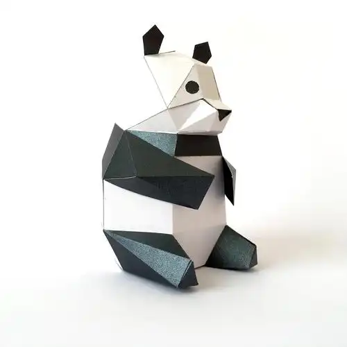 新品桌面摆件3d纸模动物折纸拼图立体构成作品比赛手工diy材料包