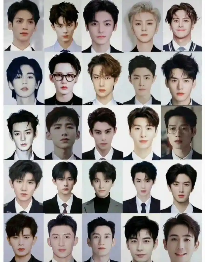 内娱男明星证件照合集来啦,肖战,王一博,王鹤棣,邓为,魏大勋……全是