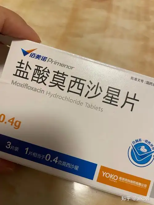 可恶的盐酸莫西沙星片
