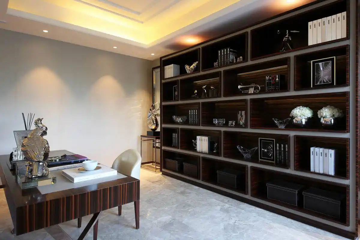 大户型样板间书房装修设计效果图