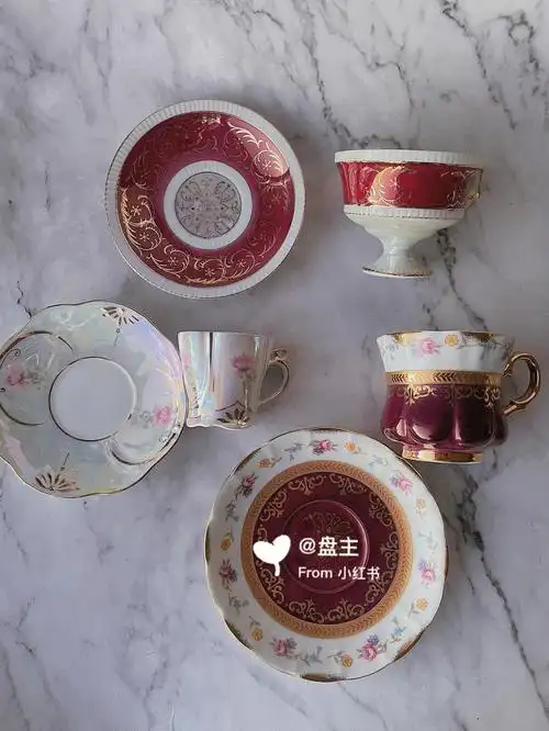 珠光贝母瓷小杯子集合