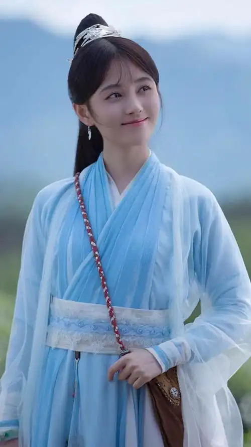 古装剧中蓝衣美女杨幂刘诗诗赵丽颖好美鞠婧祎简直就是小仙女