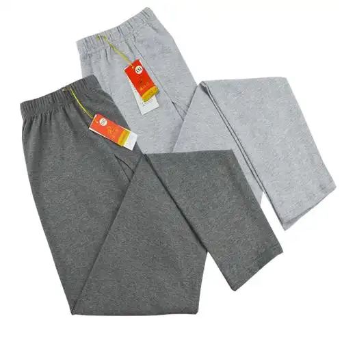 线裤秋裤男纯棉宽松薄款衬裤中年秋冬季男士保暖裤内穿秋衣打底裤