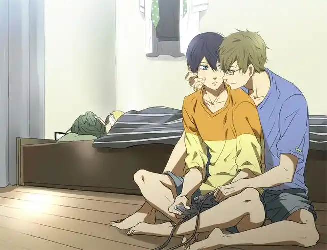 第4话的结局卡片橘真琴x七濑遥七濑遥