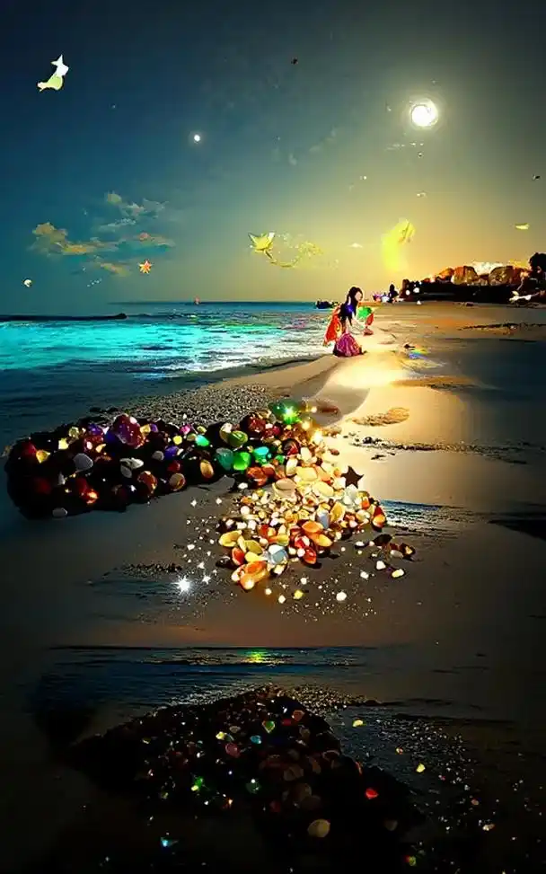 人间仙子彩凤凰#海边美景#闪闪壁纸 - 抖音