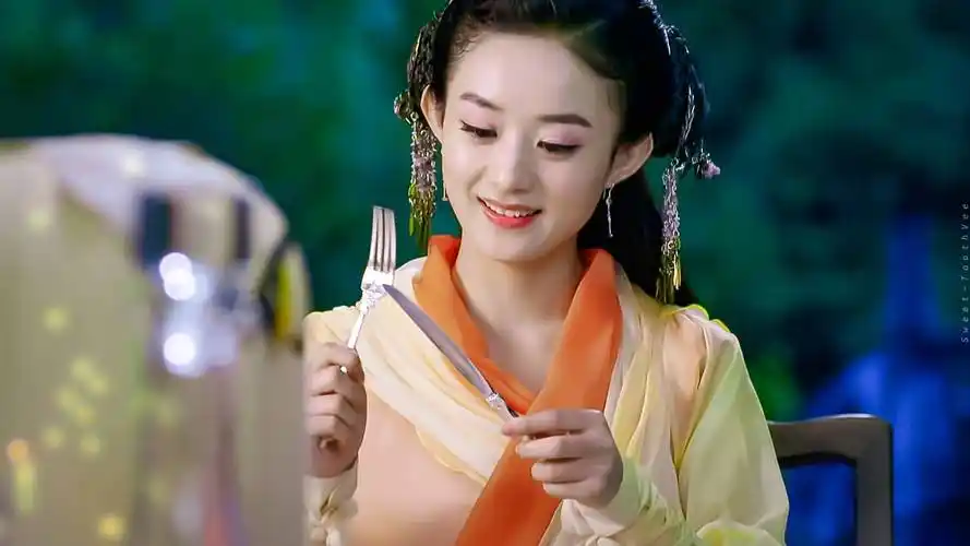 原创赵丽颖古装最美造型竟是女二风格多颜值高一张女主脸