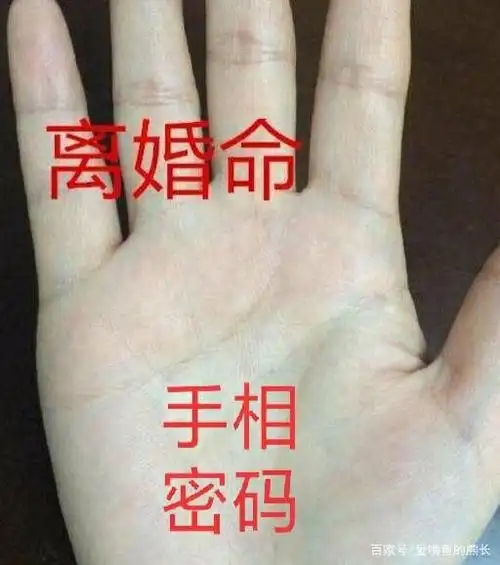 离婚命,手相"密码"里早有预示