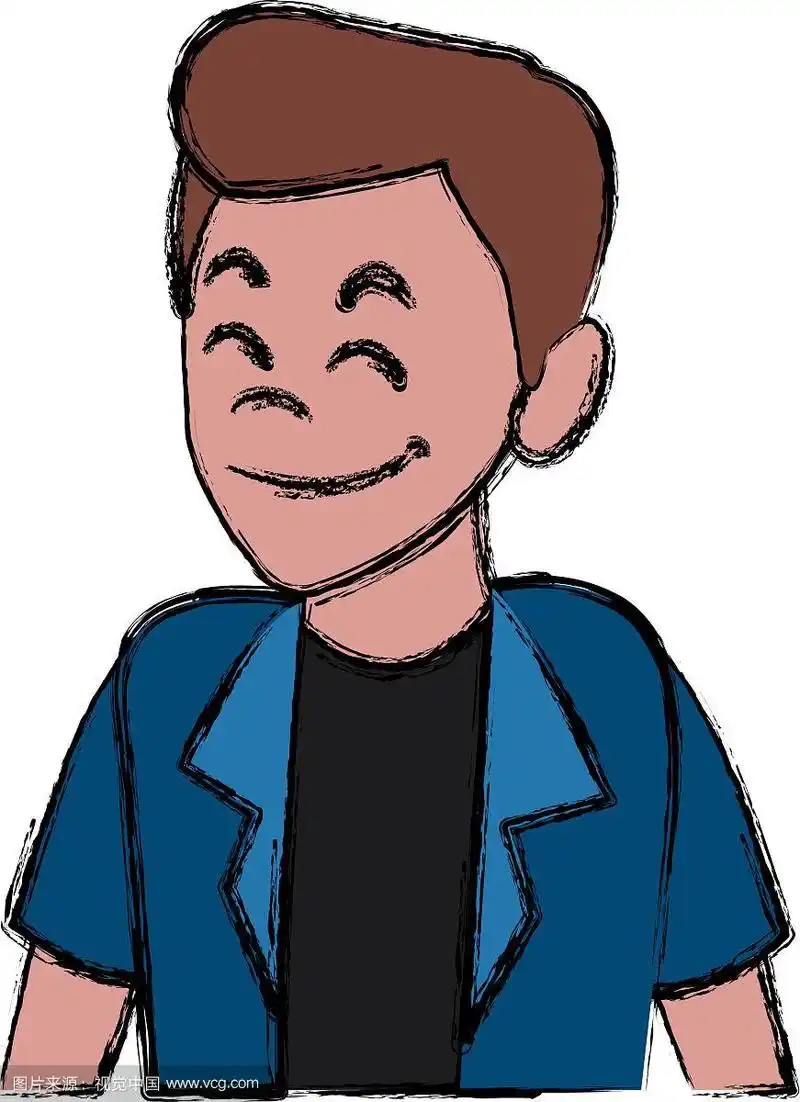 男人形象卡通