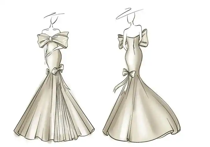 服装设计婚纱手稿69