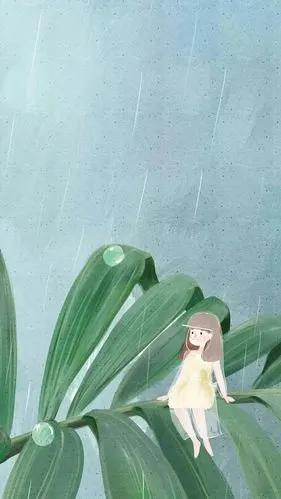 手绘 插画 水彩 卡通 可爱 文艺 清新 绘画