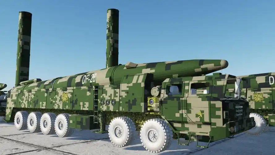 发射国产东风26导弹,打击10万吨大型核航母,过程刺激:作战模拟