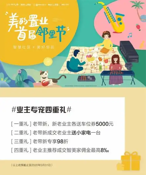 以邻为伴,叙邻里亲情——美的置业首届邻里节启动