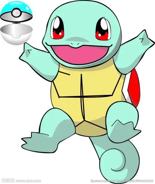 杰尼龟简笔画宠物小精灵