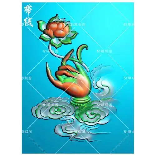 佛手莲花头像一朵莲花一个佛手图片