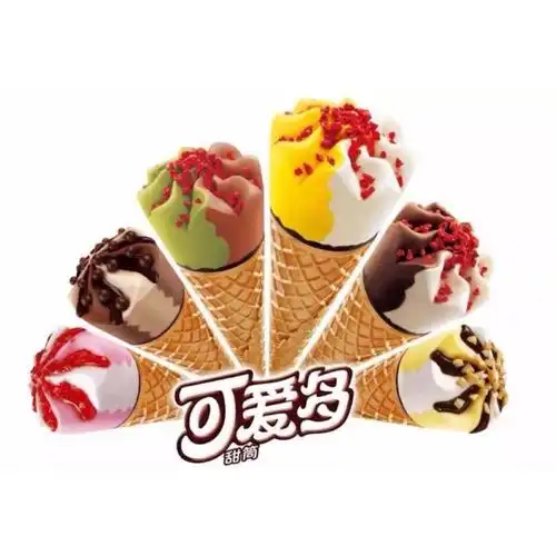 可爱多小奶豹 30支和路雪可爱多 蛋甜脆筒咖啡草莓椰子酸奶芒果香草