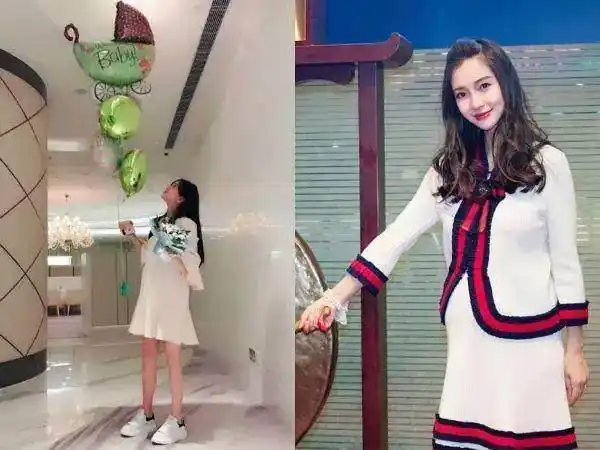 黄晓明晒baby孕照,力破代孕之说,感叹:当妈妈太不容易了!