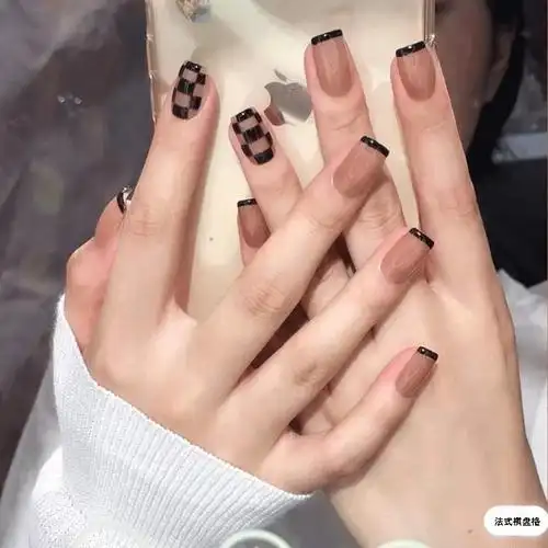 指甲贴片美甲成品网红爆款2021