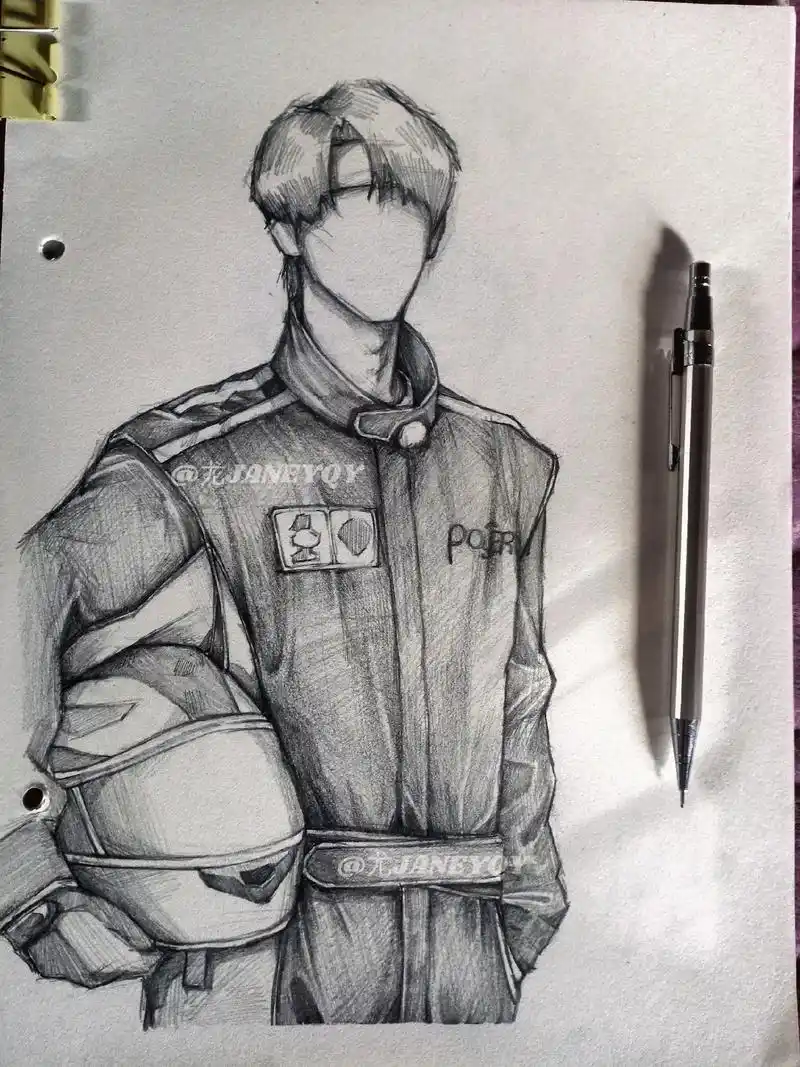 没有文案#丁程鑫#手绘#张峻豪新歌  - 抖音