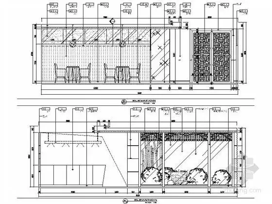 风味餐厅立面图