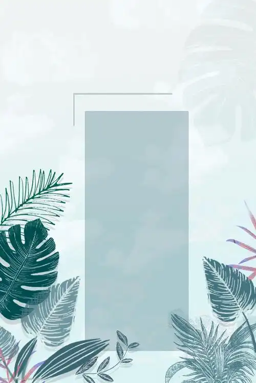 热带风简约背景竖图图片-图行天下图库