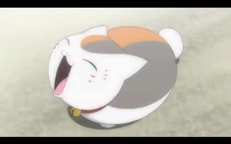 【夏目友人帐】打哈欠可爱到犯规的猫咪老师