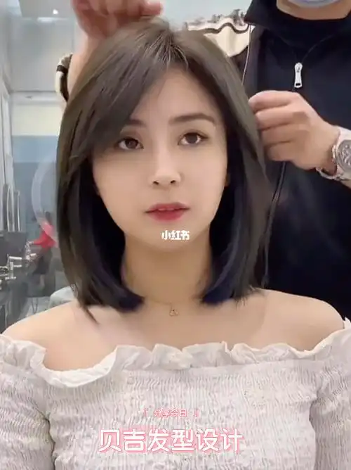 锁骨齐肩女生发型73简约免打理显瘦显脸小