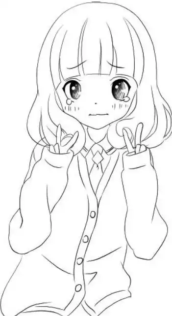 学习学生制服美少女的漫画绘画方法