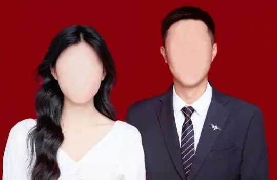 结婚照模板_小红书