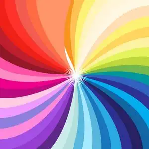 所有很多集合所有颜色的矢量明亮多彩多姿的调色板照片