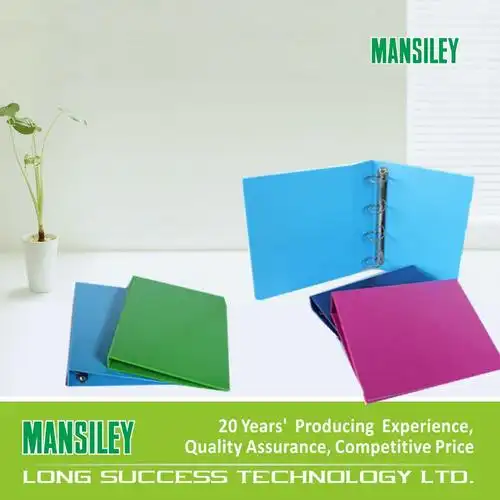stylish pvc file folder a4 ring binder